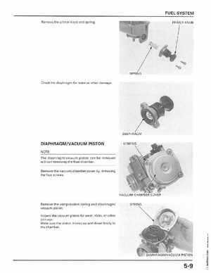1998-2001 Honda Fourtrax Foreman TRX450S, TRX450ES Factory Service Manual, Page 98