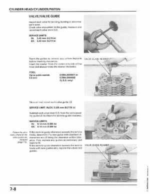 1998-2001 Honda Fourtrax Foreman TRX450S, TRX450ES Factory Service Manual, Page 132