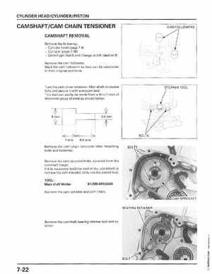 1998-2001 Honda Fourtrax Foreman TRX450S, TRX450ES Factory Service Manual, Page 146