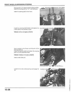 1998-2001 Honda Fourtrax Foreman TRX450S, TRX450ES Factory Service Manual, Page 248
