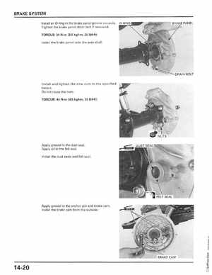 1998-2001 Honda Fourtrax Foreman TRX450S, TRX450ES Factory Service Manual, Page 281