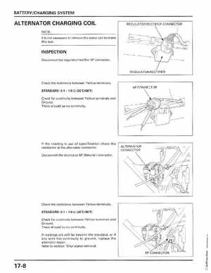 1998-2001 Honda Fourtrax Foreman TRX450S, TRX450ES Factory Service Manual, Page 345