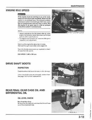 1998-2004 Honda Foreman 450 factory service manual, Page 75