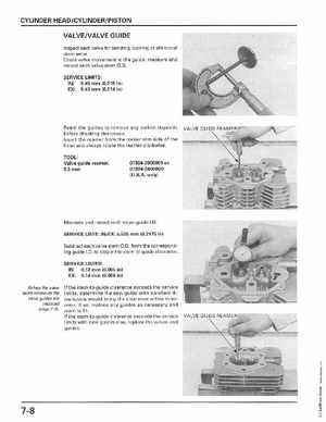 1998-2004 Honda Foreman 450 factory service manual, Page 142
