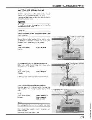 1998-2004 Honda Foreman 450 factory service manual, Page 143
