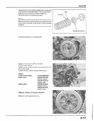 1998-2004 Honda Foreman 450 factory service manual, Page 179
