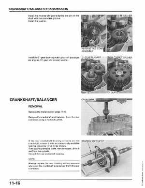 1998-2004 Honda Foreman 450 factory service manual, Page 225