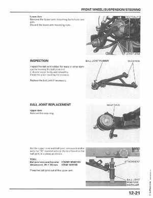 1998-2004 Honda Foreman 450 factory service manual, Page 251