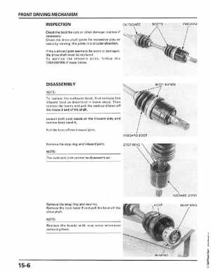 1998-2004 Honda Foreman 450 factory service manual, Page 303