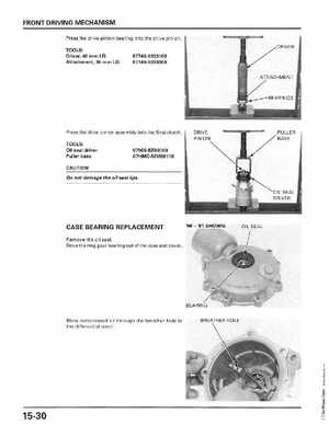 1998-2004 Honda Foreman 450 factory service manual, Page 327