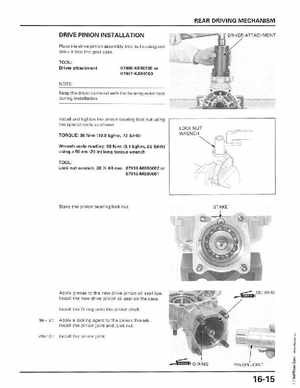 1998-2004 Honda Foreman 450 factory service manual, Page 356