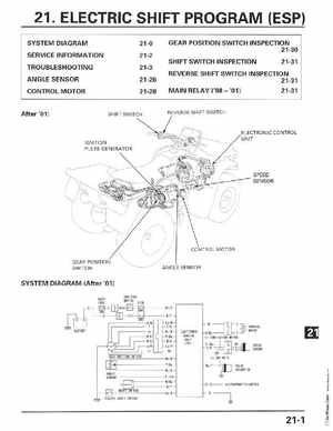 1998-2004 Honda Foreman 450 factory service manual, Page 413