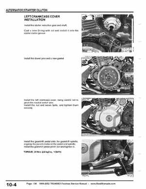1999-2002 TRX400EX Fourtrax Service Manual, Page 136