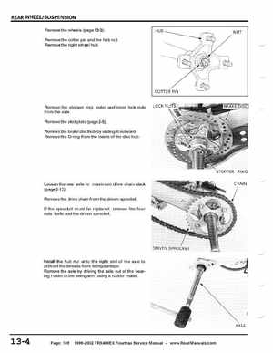 1999-2002 TRX400EX Fourtrax Service Manual, Page 185