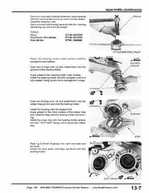 1999-2002 TRX400EX Fourtrax Service Manual, Page 188