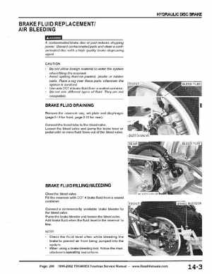 1999-2002 TRX400EX Fourtrax Service Manual, Page 200