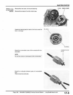 1999-2002 TRX400EX Fourtrax Service Manual, Page 240