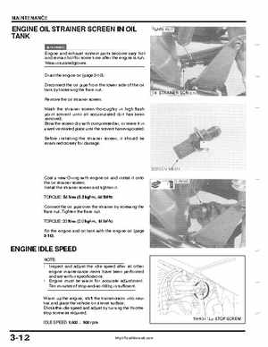 1999-2004 Honda TRX400EX FourTrax Service Manual, Page 46