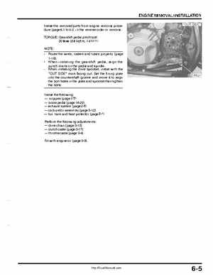 1999-2004 Honda TRX400EX FourTrax Service Manual, Page 84