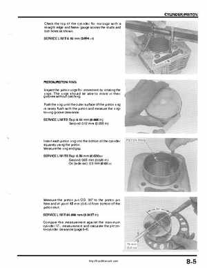 1999-2004 Honda TRX400EX FourTrax Service Manual, Page 115