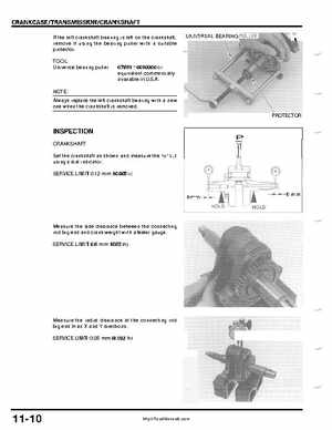 1999-2004 Honda TRX400EX FourTrax Service Manual, Page 152