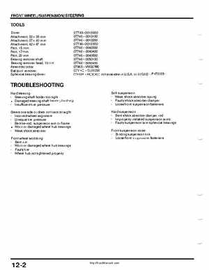 1999-2004 Honda TRX400EX FourTrax Service Manual, Page 161