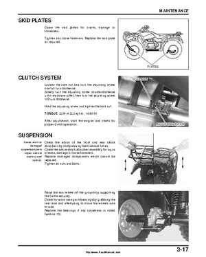 2000-2003 Honda TRX350 Rancher factory service manual, Page 65
