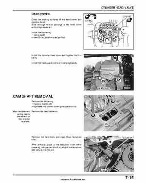 2000-2003 Honda TRX350 Rancher factory service manual, Page 119