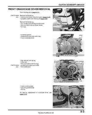 2000-2003 Honda TRX350 Rancher factory service manual, Page 135
