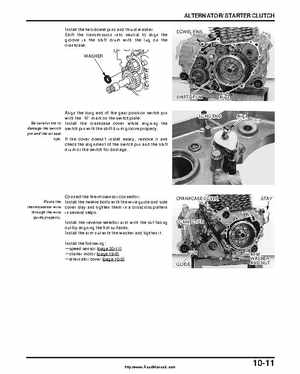 2000-2003 Honda TRX350 Rancher factory service manual, Page 165