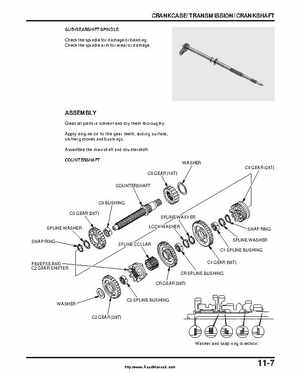 2000-2003 Honda TRX350 Rancher factory service manual, Page 173