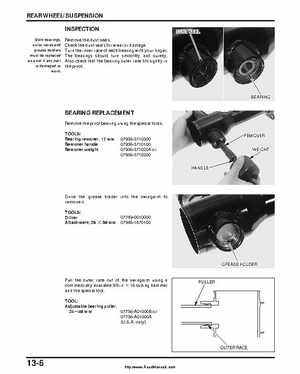 2000-2003 Honda TRX350 Rancher factory service manual, Page 216