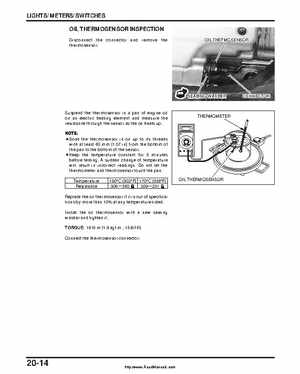 2000-2003 Honda TRX350 Rancher factory service manual, Page 326