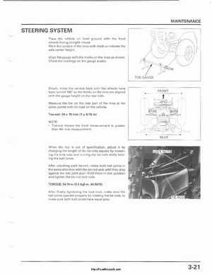 2001-2003 Honda TRX500FA Factory Service Manual, Page 71