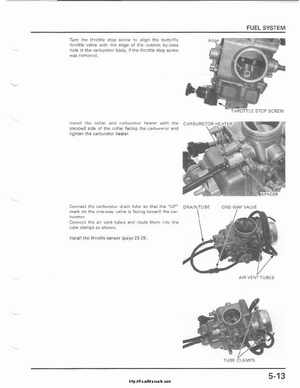 2001-2003 Honda TRX500FA Factory Service Manual, Page 99