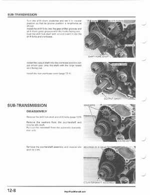 2001-2003 Honda TRX500FA Factory Service Manual, Page 190