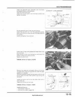 2001-2003 Honda TRX500FA Factory Service Manual, Page 197