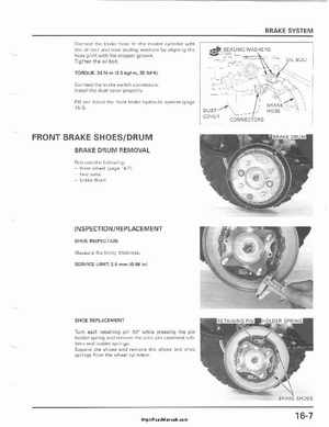 2001-2003 Honda TRX500FA Factory Service Manual, Page 259