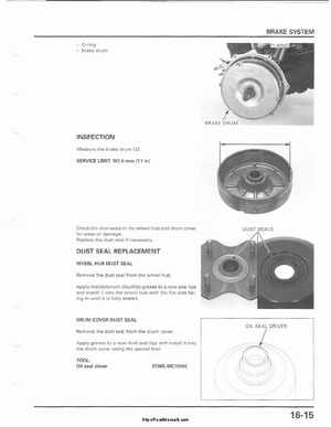 2001-2003 Honda TRX500FA Factory Service Manual, Page 267