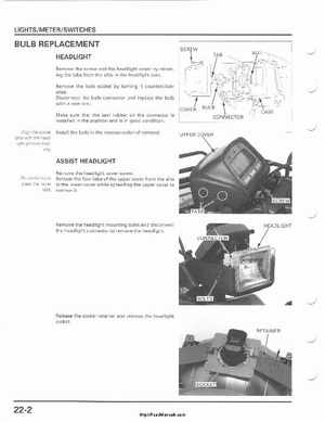 2001-2003 Honda TRX500FA Factory Service Manual, Page 348
