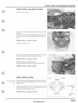 2001-2005 Honda TRX250EX Sportrax TRX250EX Factory Service Manual, Page 187