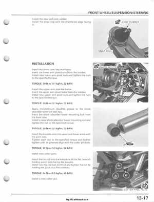 2001-2005 Honda TRX250EX Sportrax TRX250EX Factory Service Manual, Page 195