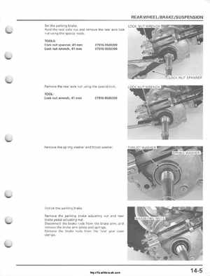 2001-2005 Honda TRX250EX Sportrax TRX250EX Factory Service Manual, Page 209