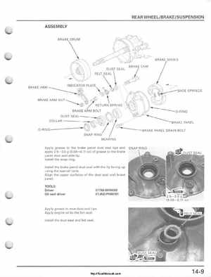 2001-2005 Honda TRX250EX Sportrax TRX250EX Factory Service Manual, Page 213