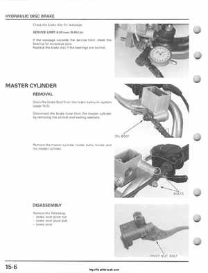 2001-2005 Honda TRX250EX Sportrax TRX250EX Factory Service Manual, Page 232