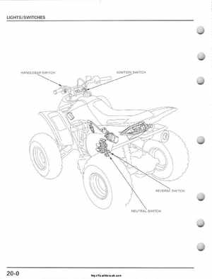 2001-2005 Honda TRX250EX Sportrax TRX250EX Factory Service Manual, Page 290