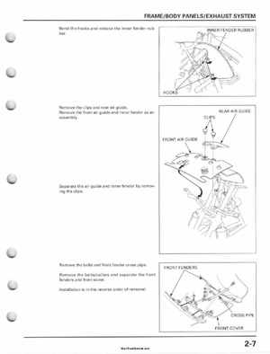 2001-2006 Honda TRX 300EX Sportrax 300EX Factory Service Manual, Page 37