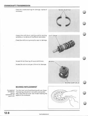 2001-2006 Honda TRX 300EX Sportrax 300EX Factory Service Manual, Page 184