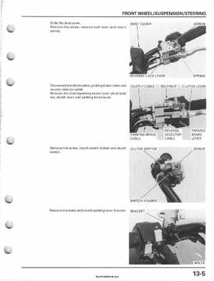 2001-2006 Honda TRX 300EX Sportrax 300EX Factory Service Manual, Page 203