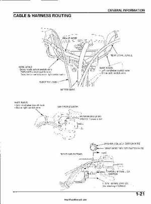 2003 Honda ATV TRX650FA Rincon Factory Service Manual, Page 25